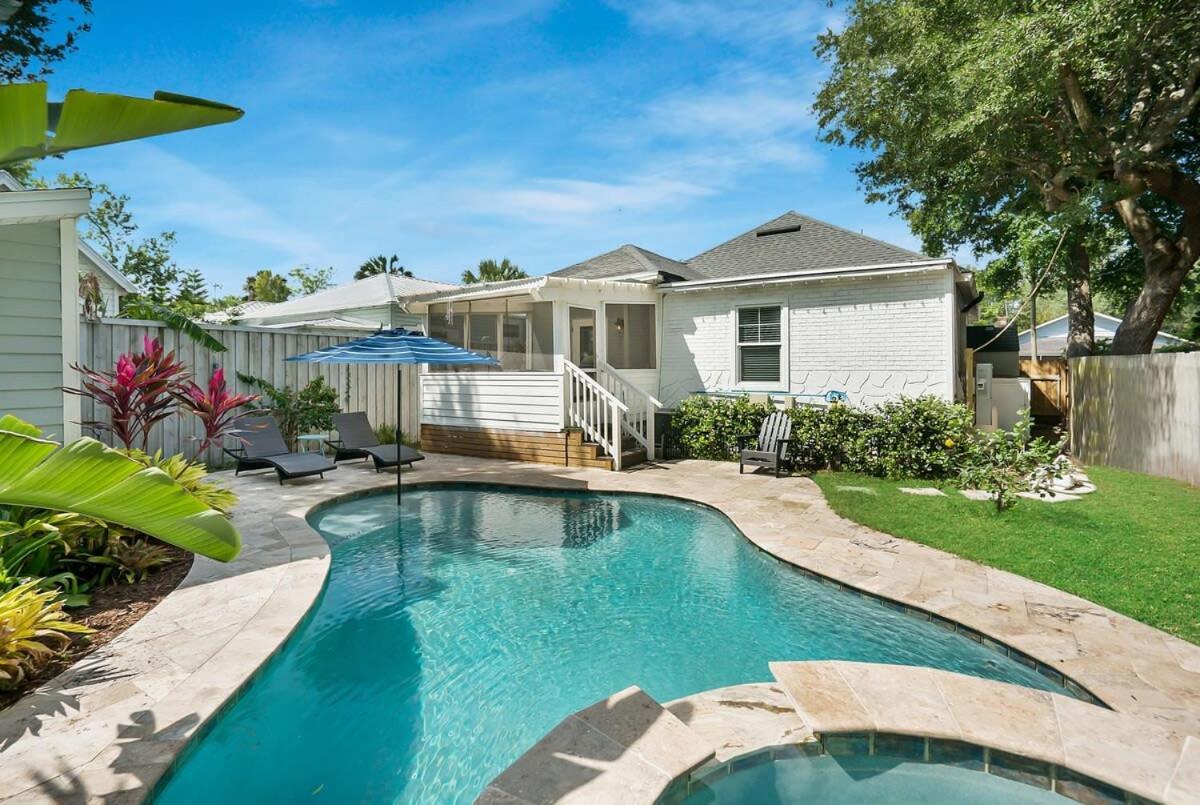 Charming Cottage W Pool, Walkable To Downtown 세인트어거스틴 외부 사진